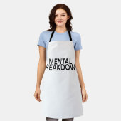 Tablier Toile industrielle robuste pour rupture mentale (Porté)