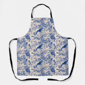 Tablier Toile vintage de Jouy Blue Apron (Recto)