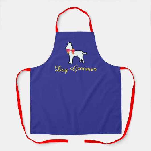 Tablier Toiletteur pour chiens (Recto)