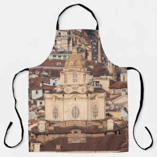Tablier toiture de ville italienne vue antique, architectu