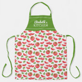 Tablier Tomates Cuisine personnalisée Fruit Unisex (Recto)