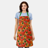 Tablier Tomates rouges savoureuses Motif nourriture thème  (Porté)