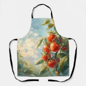 Tablier Tomates vintages sur une vigne (Recto)