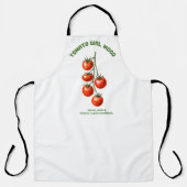 Tablier Tomato Girl Mood Aesthetic Watercolor (Recto)