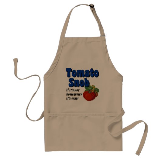 Tablier Tomato Snob Funny Gardener Dit Apron (Devant)