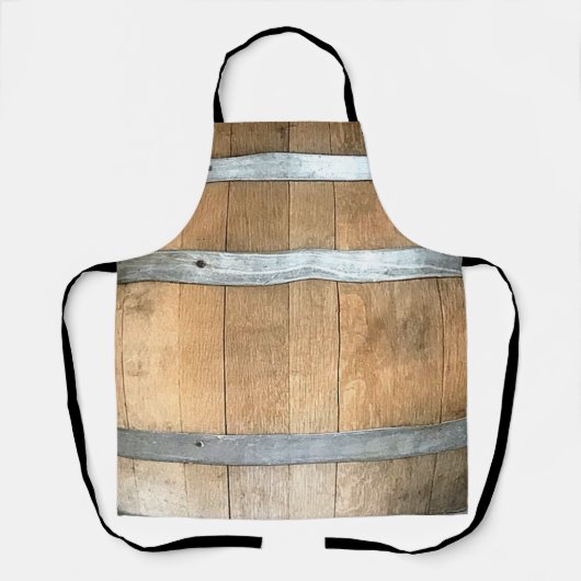 Tablier Tonneau de Whisky Rustique (Recto)