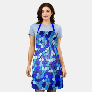 Tablier Tons de verre de couleur bleue par Shirley Taylor