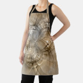 Tablier Tons Terre Abstrait Art fractal moderne Texture (Insitu)