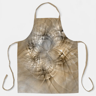 Tablier Tons Terre Abstrait Art fractal moderne Texture