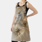 Tablier Tons Terre Abstrait Art fractal moderne Texture (Insitu)