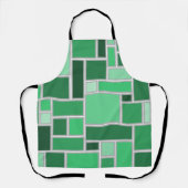 Tablier Tons verts (Recto)