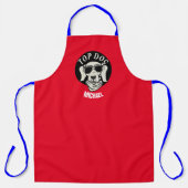 Tablier Top Dog Apron - Personnalisé Funny Chef Cadeau (Recto)