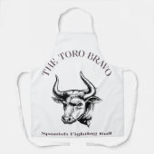 Tablier Torro Bravo Bull de combat espagnol (Recto)