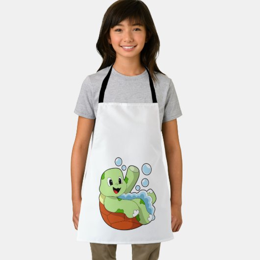 Tablier Tortue à la baignade avec mousse (Insitu)