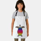Tablier Tortue aux couleurs arc-en-ciel (Insitu)