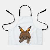 Tablier Tortue aux couleurs arc-en-ciel (Recto)