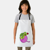 Tablier Tortue avec balle de laine (Insitu)