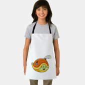 Tablier Tortue avec coquille comme maison (Insitu)