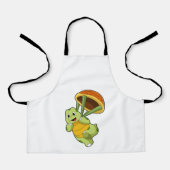 Tablier Tortue avec Shell en tant que Skydiver (Recto)