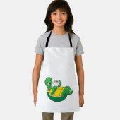 Tablier Tortue avec tasse de café (Insitu)