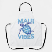 Tablier Tortue bleue polynésienne Maui Vibes (Recto)