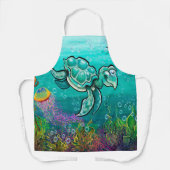 Tablier Tortue de mer (Recto)