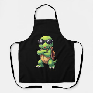 Tablier Tortue de mer Dabbing amoureux des animaux Sauvez