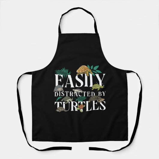 Tablier Tortue de mer Facilement (Recto)