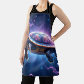 Tablier Tortue de mer galactique violette (Insitu)