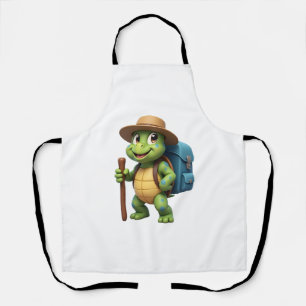 Tablier Tortue Drôle Graphique de Randonnée Camping Amateu