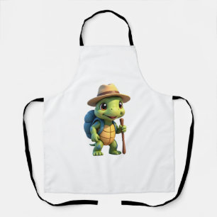 Tablier Tortue Drôle Graphique de Randonnée Camping Amateu