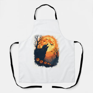 Tablier Tortue Drôle Silhouette Halloween Effrayante Tortu