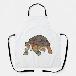 Tablier Tortue en coureur avec serviette