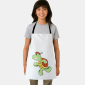 Tablier Tortue en tant que coureur (Insitu)