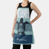 Tablier Tortue géométrique moderne Personnalisée (Insitu)