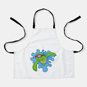 Tablier Tortue Natation Lunettes de natation