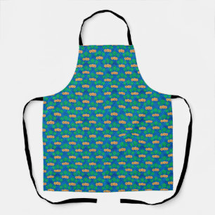 Tablier Tortues bleues et vertes de mer verte