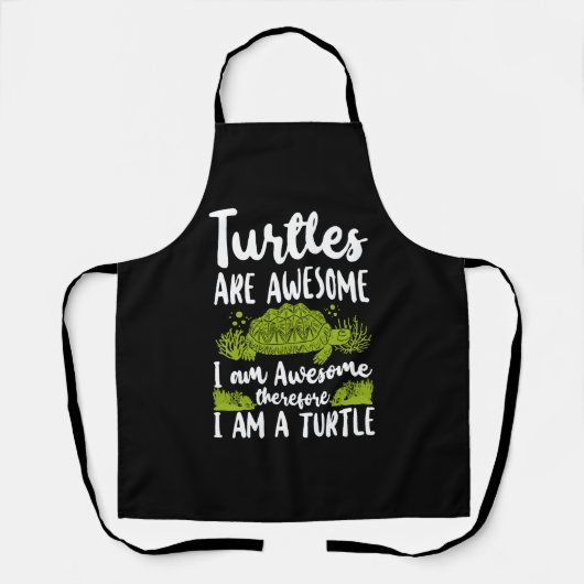 Tablier Tortues De Mer Sont (Recto)