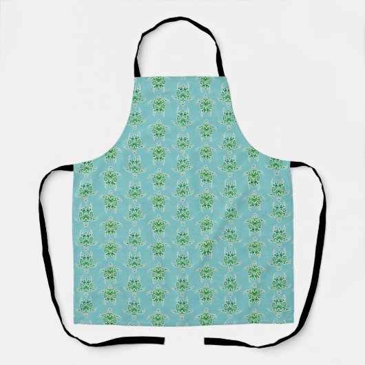 Tablier Tortues de mer vertes de Seagreen (Recto)