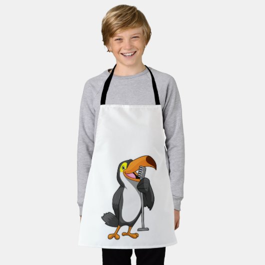 Tablier Toucan at Music with Microphone (Porté)