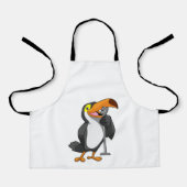 Tablier Toucan at Music with Microphone (Recto)