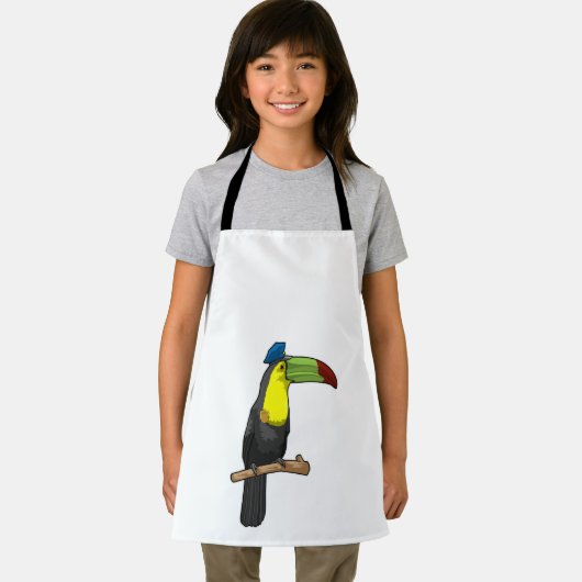 Tablier Toucan en tant que policier (Insitu)