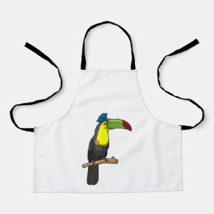 Tablier Toucan en tant que policier