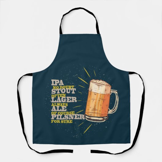 Tablier Toujours bière (Recto)