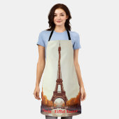Tablier Tour Eiffel de Paris Cornhole – Conception de voya (Porté)