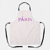 Tablier Tour Eiffel-Paris-Vibrant et coloré- (Recto)