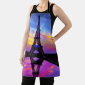 Tablier Tour Eiffel Pittoresque Au Coucher Du Soleil (Insitu)