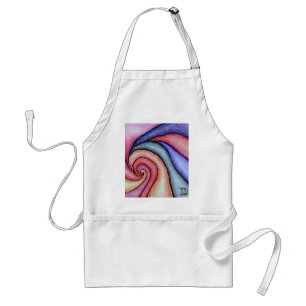 Tablier Tourbillon d'aquarelle
