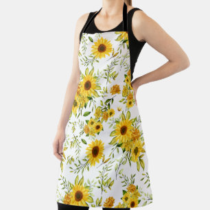 Tablier Tournesol à l'aquarelle 8