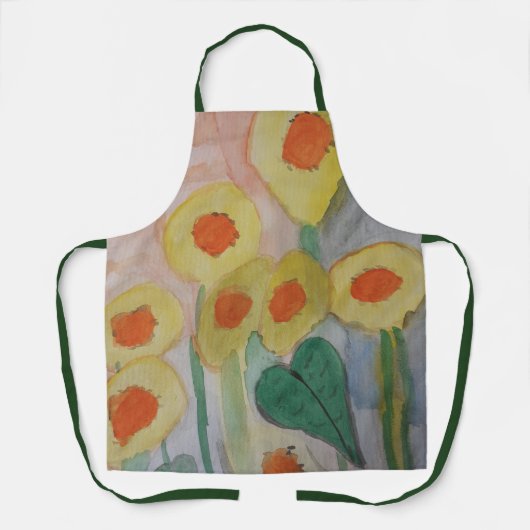 Tablier tournesol Abstrait (Recto)